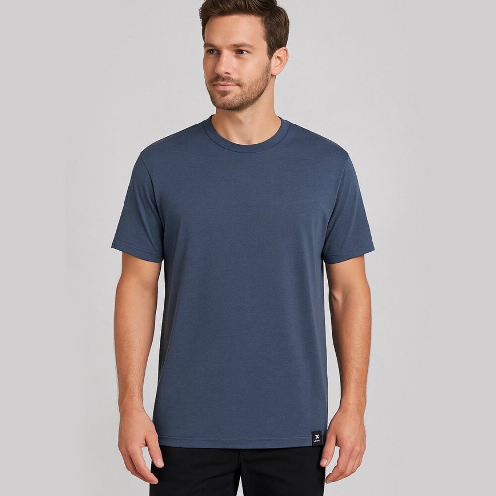 ZeroXposur Men’s Navy Blue Performance T-Shirt – Size Large